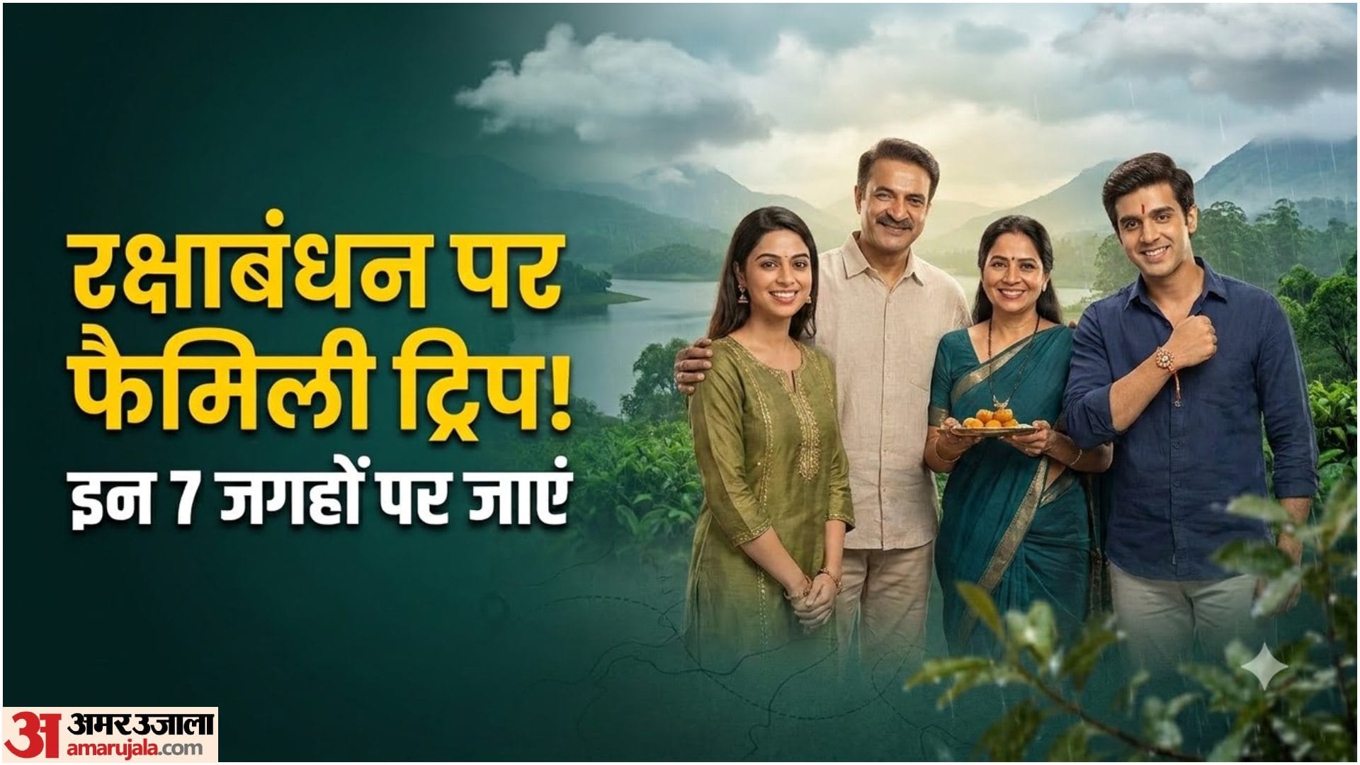 रक्षाबंधन पर परिवार संग ट्रिप पर कहां जाएं