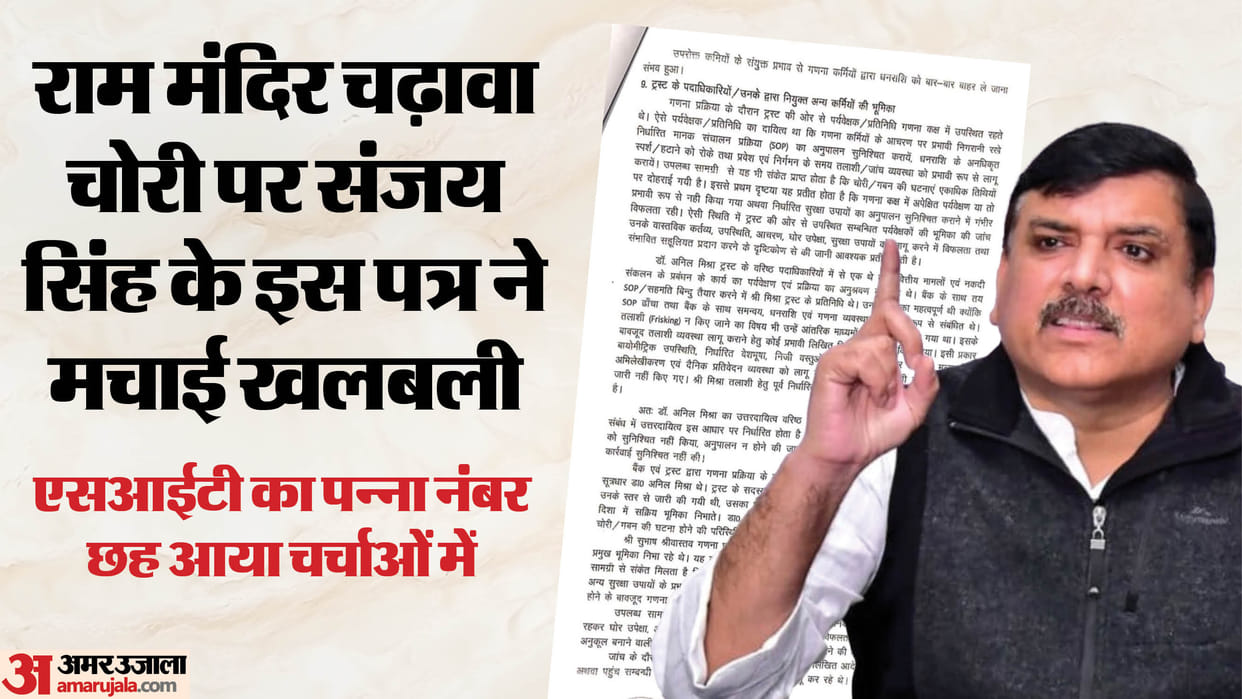 UP: Sanjay Singh alleges a major incident; the missing page of the SIT report in which Anil Mishra was found
