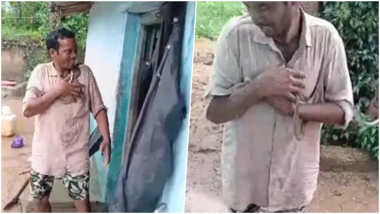 GPM News: Drunk Man Roams with Venomous Snake Around His Neck, Bitten Several Times; Disappears from Hospital