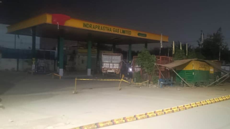 Delhi CNG Station Blast Truck Cylinder Explodes While Refuelling 3 Pump Workers Killed