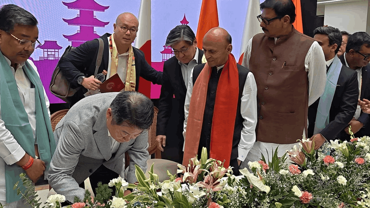 Greater Noida Japanese delegation at Galgotias University