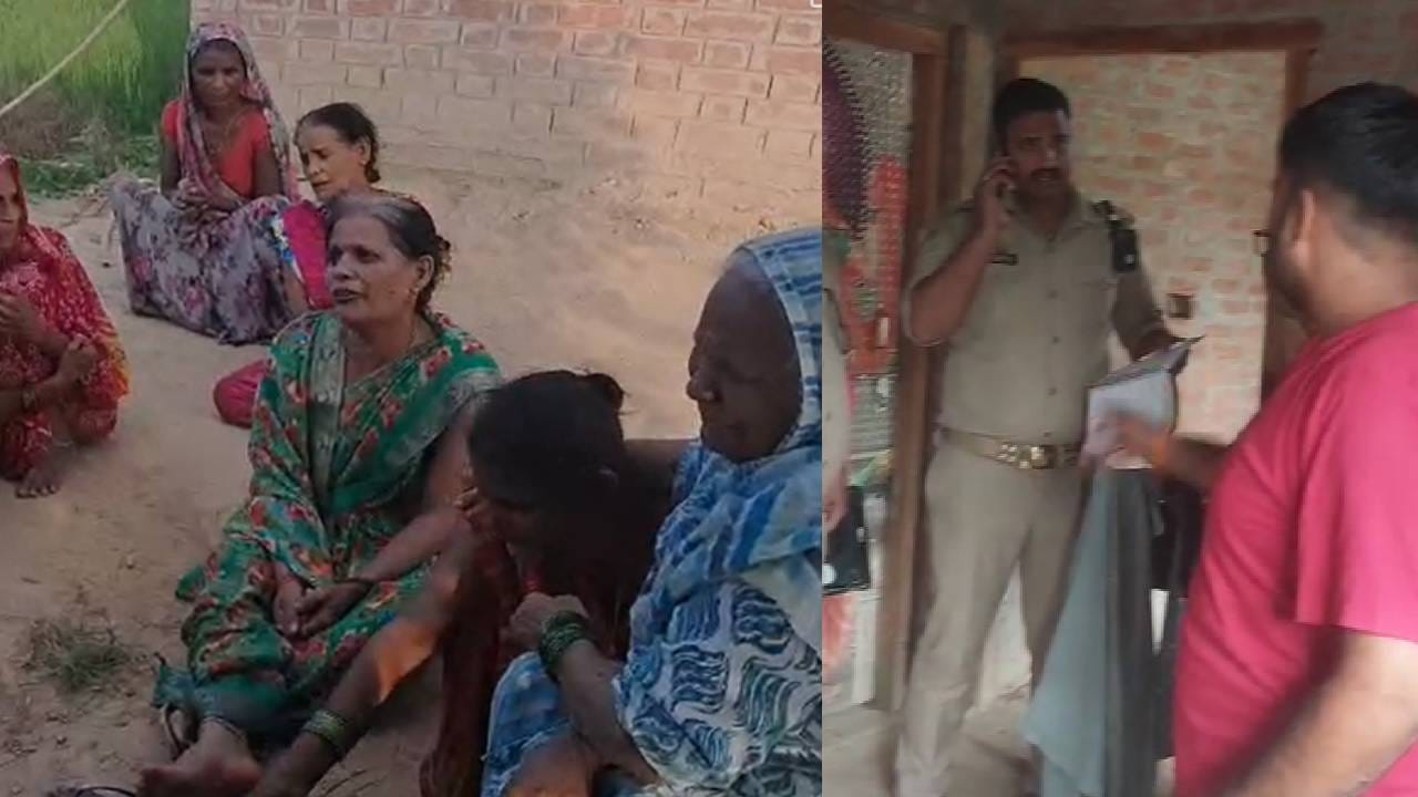 हत्या से दहला गांव।