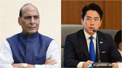 भारत और जापान के रक्षा मंत्रियों की बातचीत (फाइल)