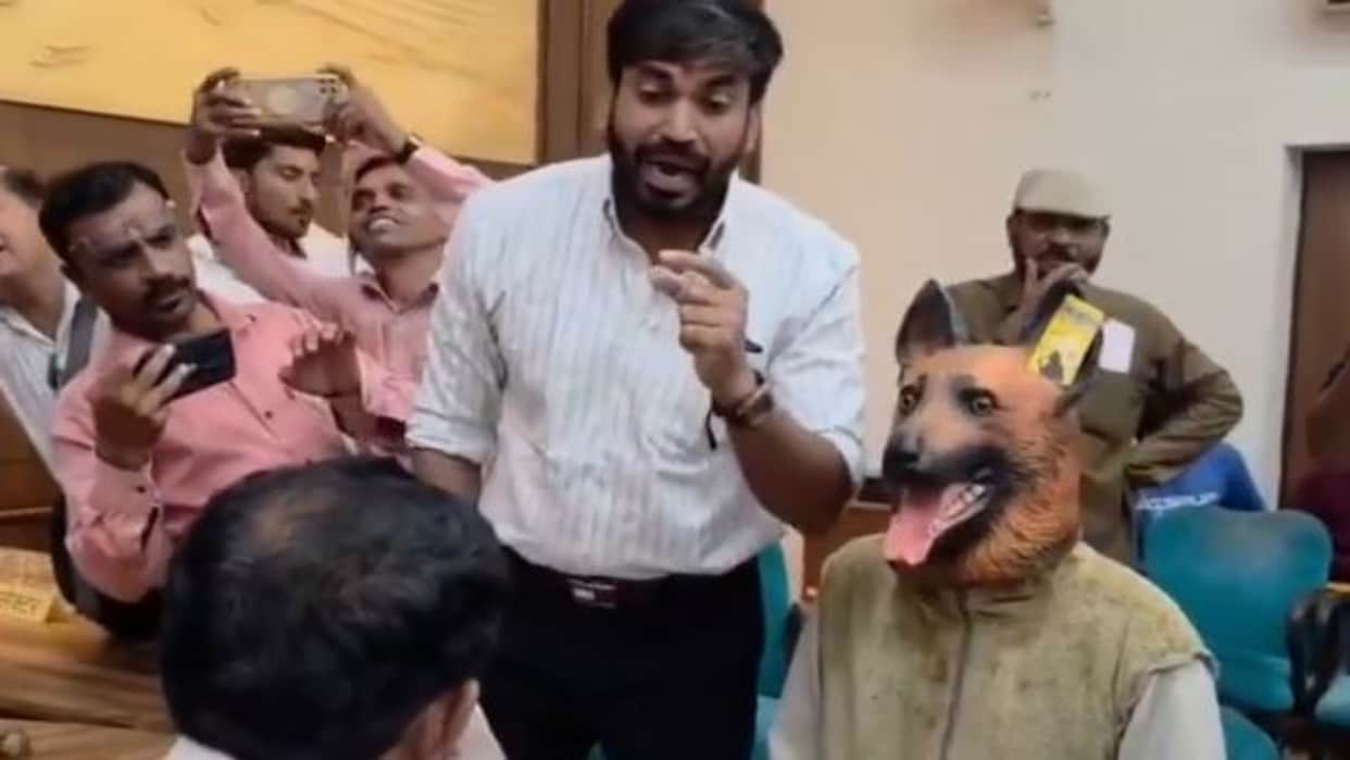Khandwa: ‘Dog Mask’ Protest Called Publicity Stunt, Complaint to Be Investigated