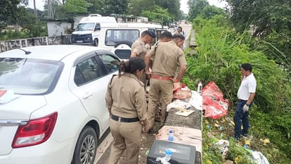 Mother murder for lover in meerut Daughter slit her throat as she dozed off in car stuffed the body in a sack
