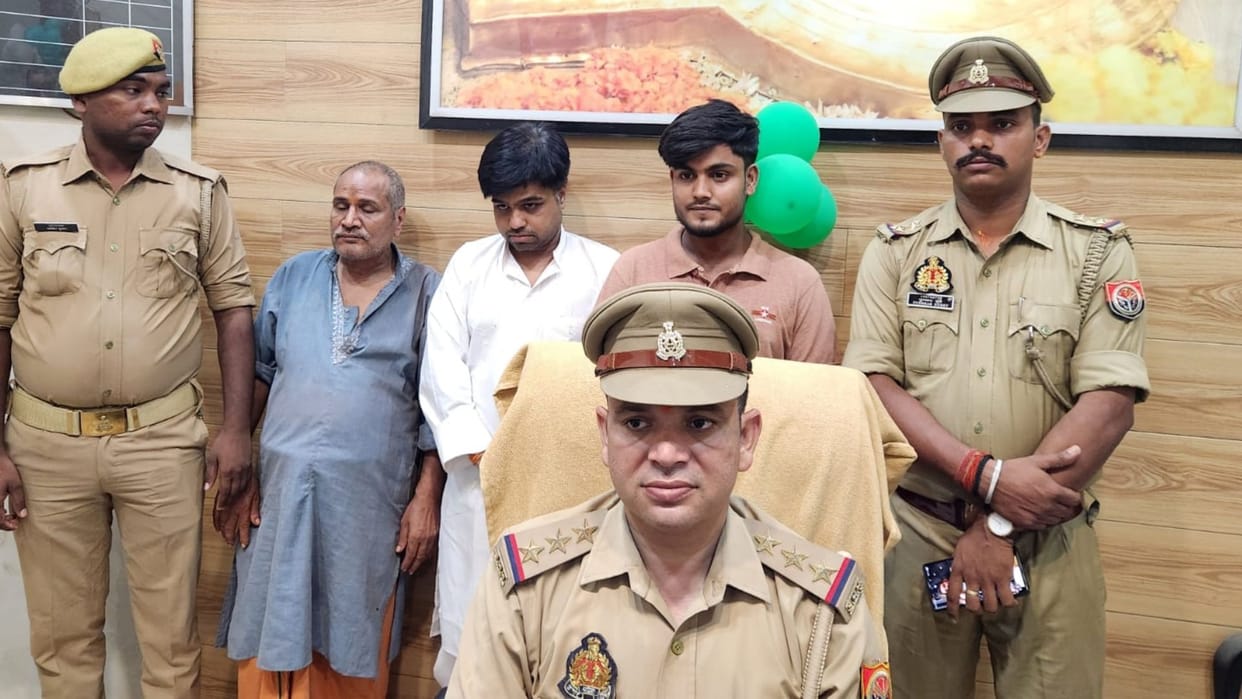 police took action against three accused individuals for creating disturbance near Kashi Vishwanath Temple