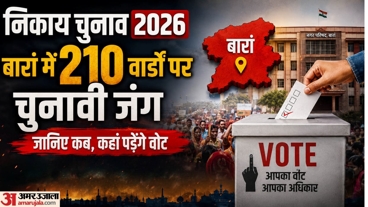Baran News: Civic Polls Announced, Voting in Two Phases Across 6 Bodies; 1.90 Lakh Voters to Decide