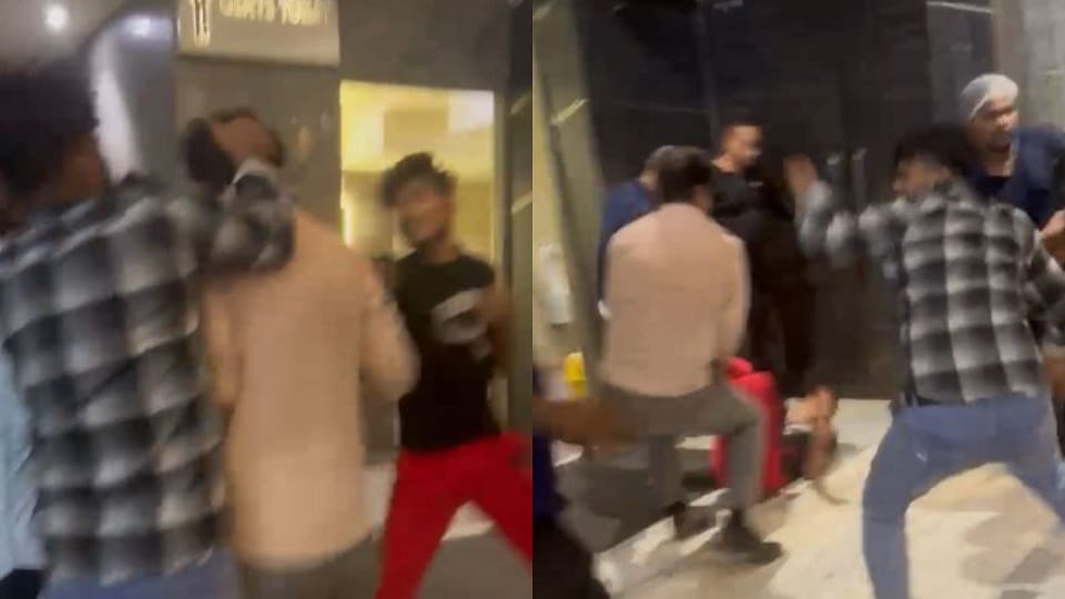 Canteen staff beat up audience members at shree talkies in agra