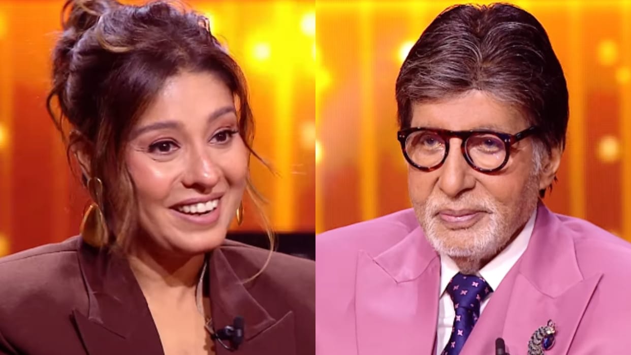 Amitabh Bachchan Is Sunidhi Chauhan Crush Singer Reveal Secret On KBC 18