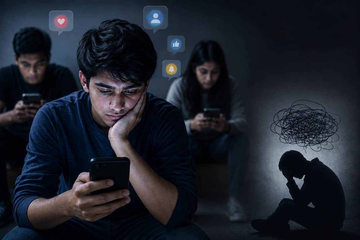 Two out of every three young people are addicted to smartphones; depression is on the rise.