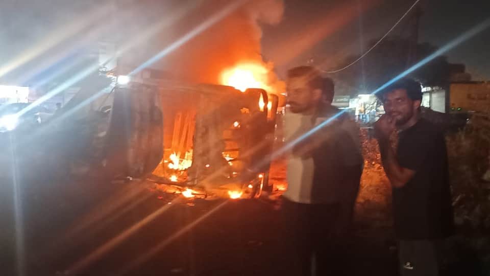 Driver burnt alive: Hand trapped as truck overturned; Binder struggled desperately to escape