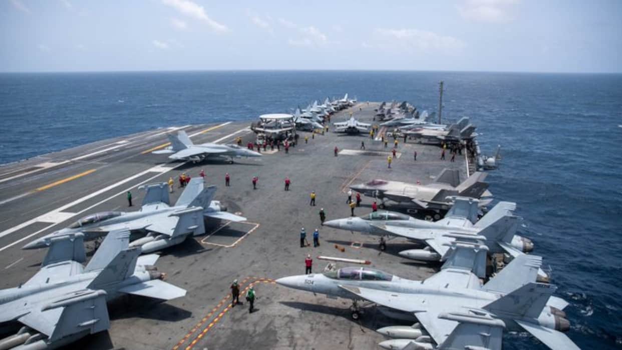 US aircraft carrier arrives in Middle East, relieving long-deployed USS Lincoln