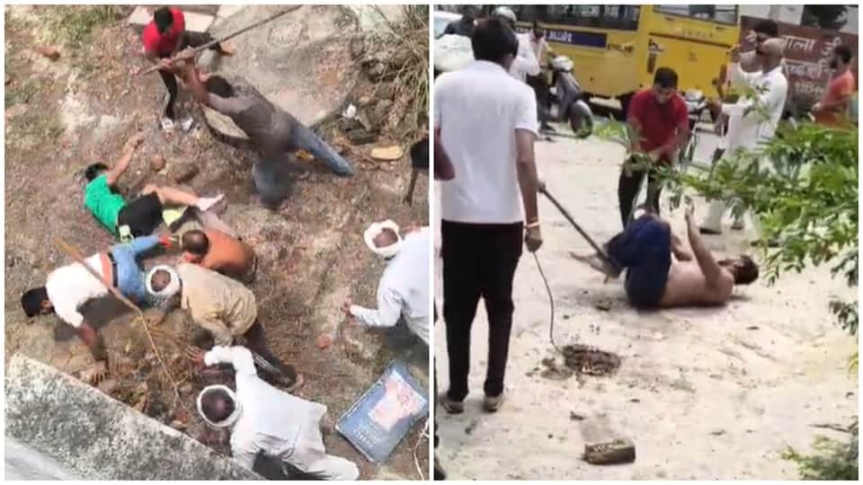 Video of an assault stemming from a land dispute in Bahadurgarh has surfaced police have arrested 23 accused
