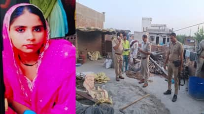 गुल्लो की फाइल फोटो और मौके पर जांच करती पुलिस।