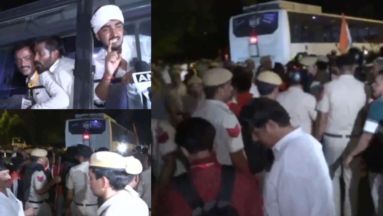 Police detained several protesters opposing reservation at Jantar Mantar