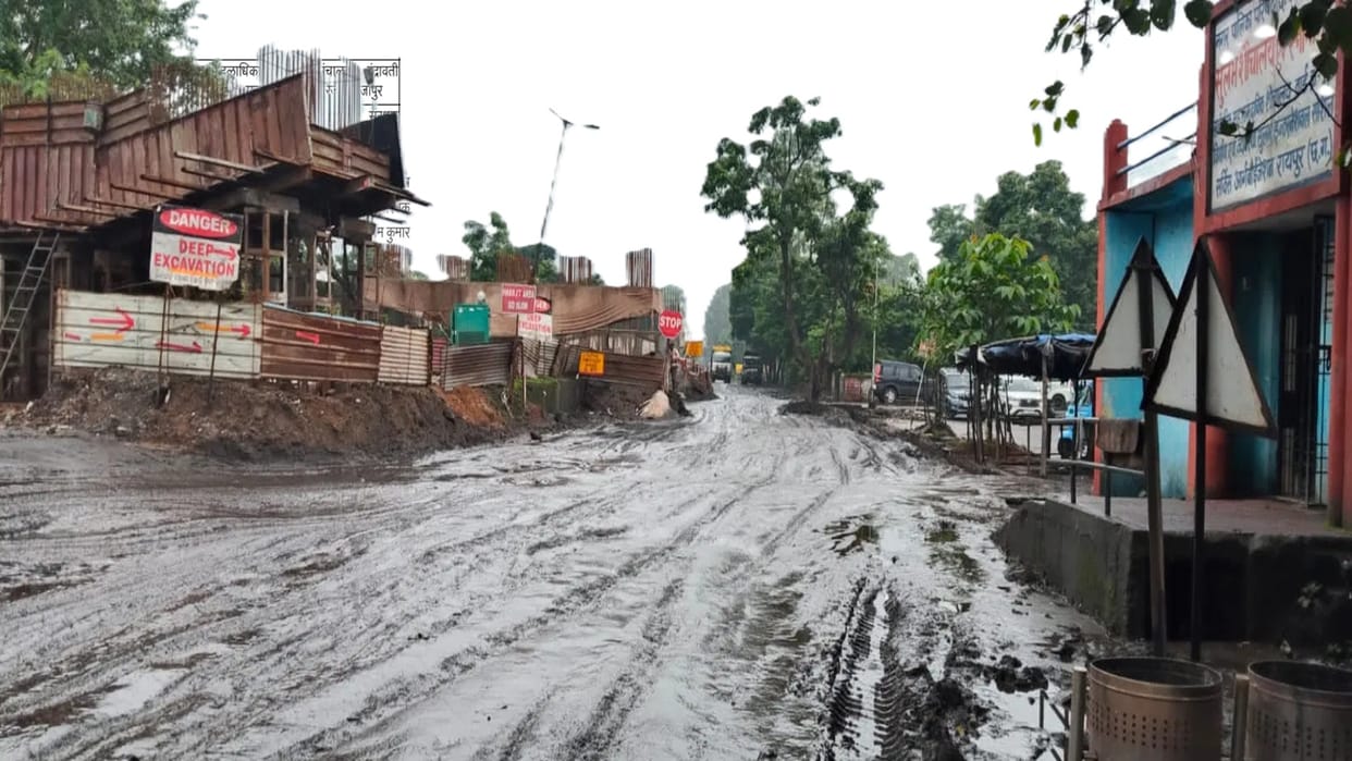 Congress leader Tanveer Ahmed seeks heavy vehicle ban on Gaurav Path and urgent road repair.
