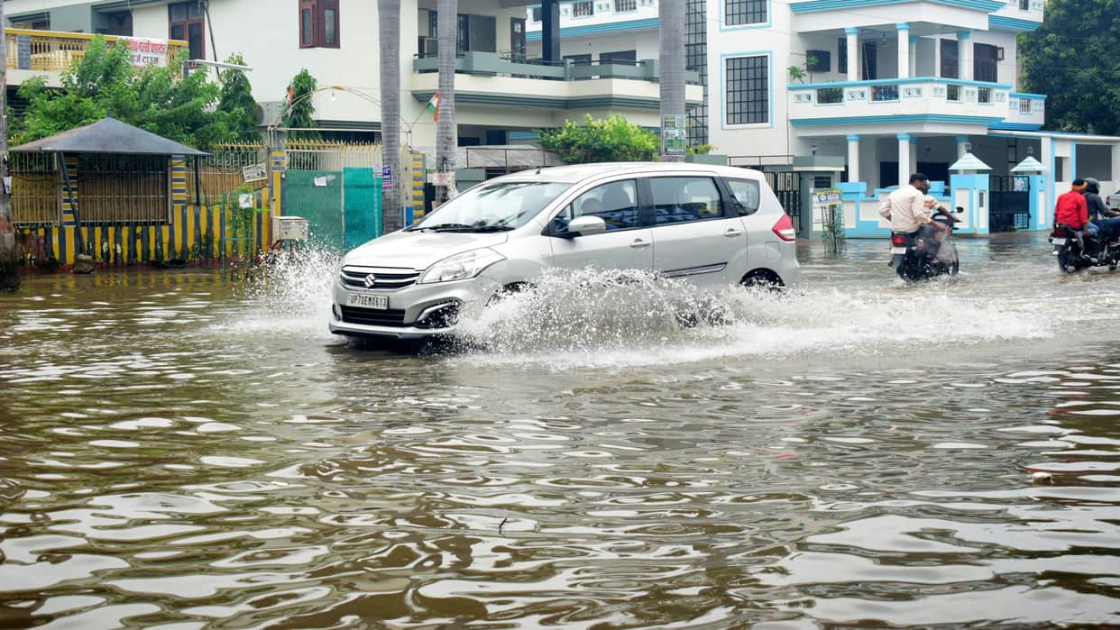 Major projects in the city's low-lying areas submerged; no relief from the problem of waterlogging.
