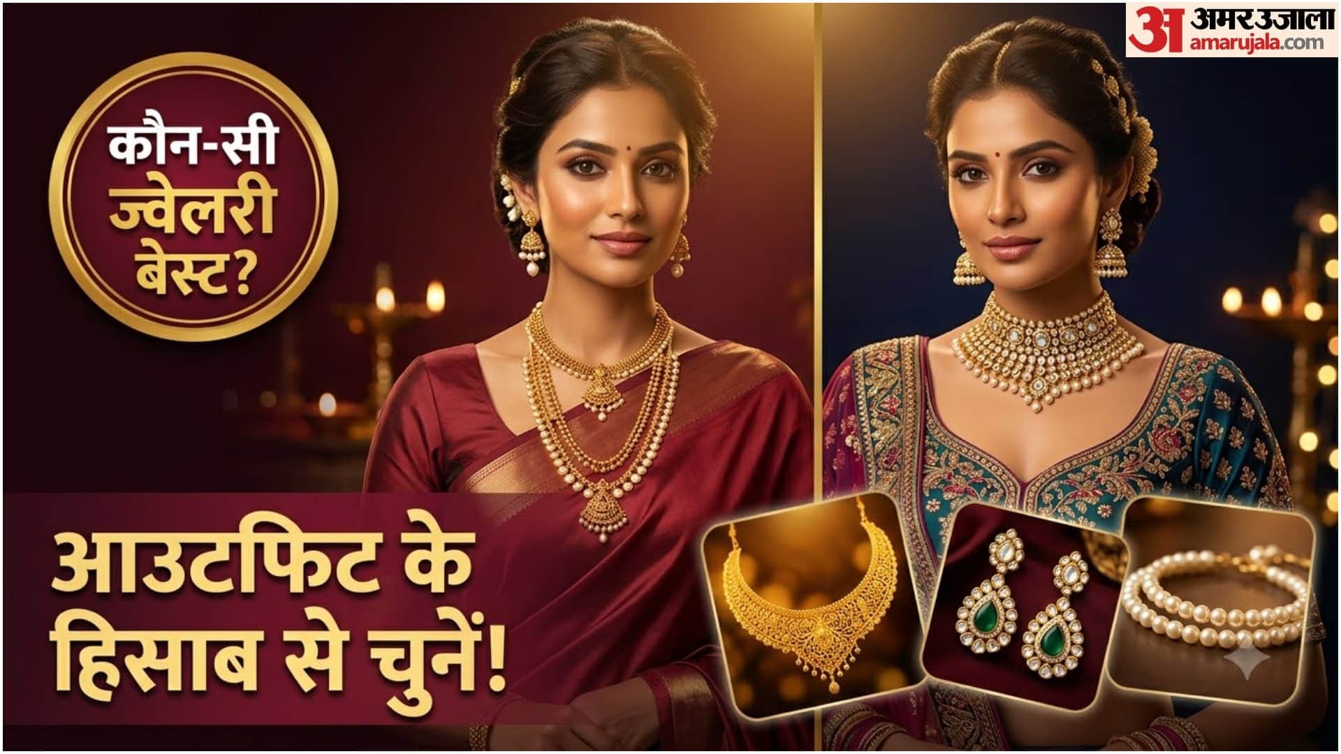 आउटफिट के साथ ज्वेलरी