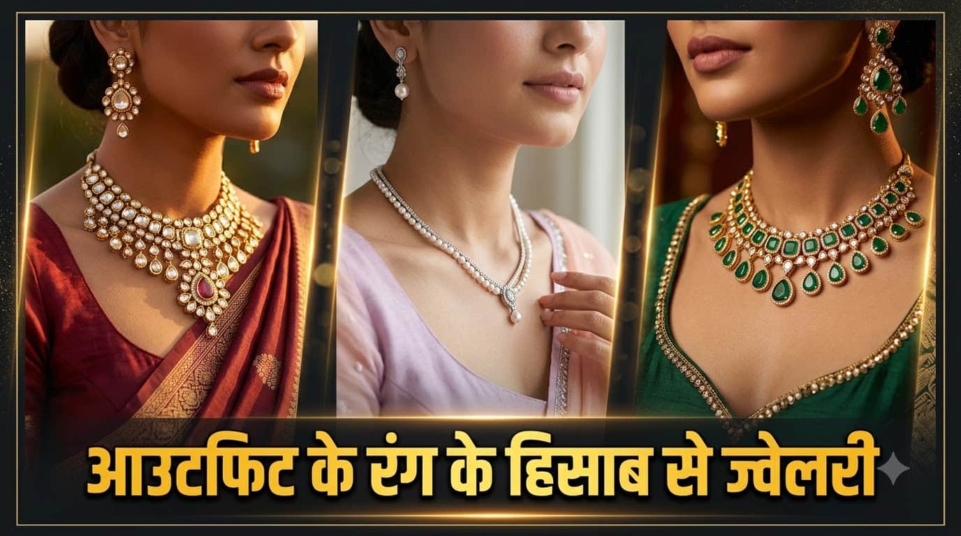 आउटफिट के साथ ज्वेलरी