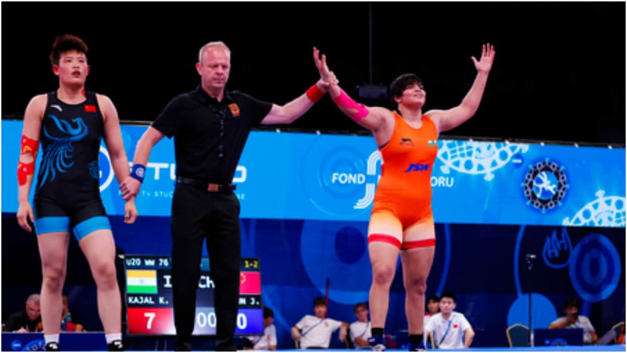 U20 Wrestling World Championships: Kajal Dhochak becomes champion, wins gold for the second consecutive time