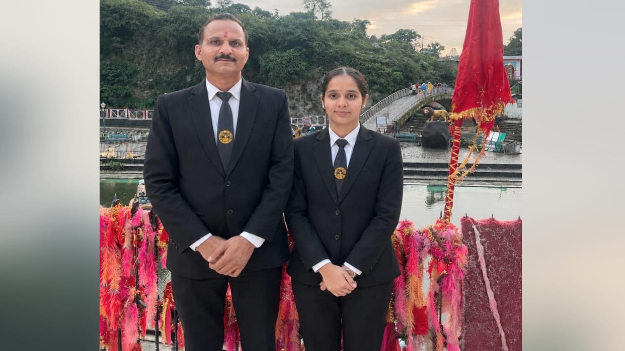 Himachal Inspector father clears LLB at 50; daughter becomes topper.