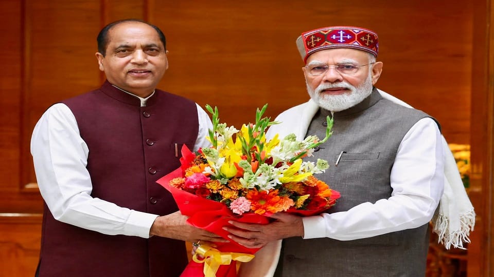 Former Himachal CM Jairam Thakur met PM Modi and JP Nadda in delhi