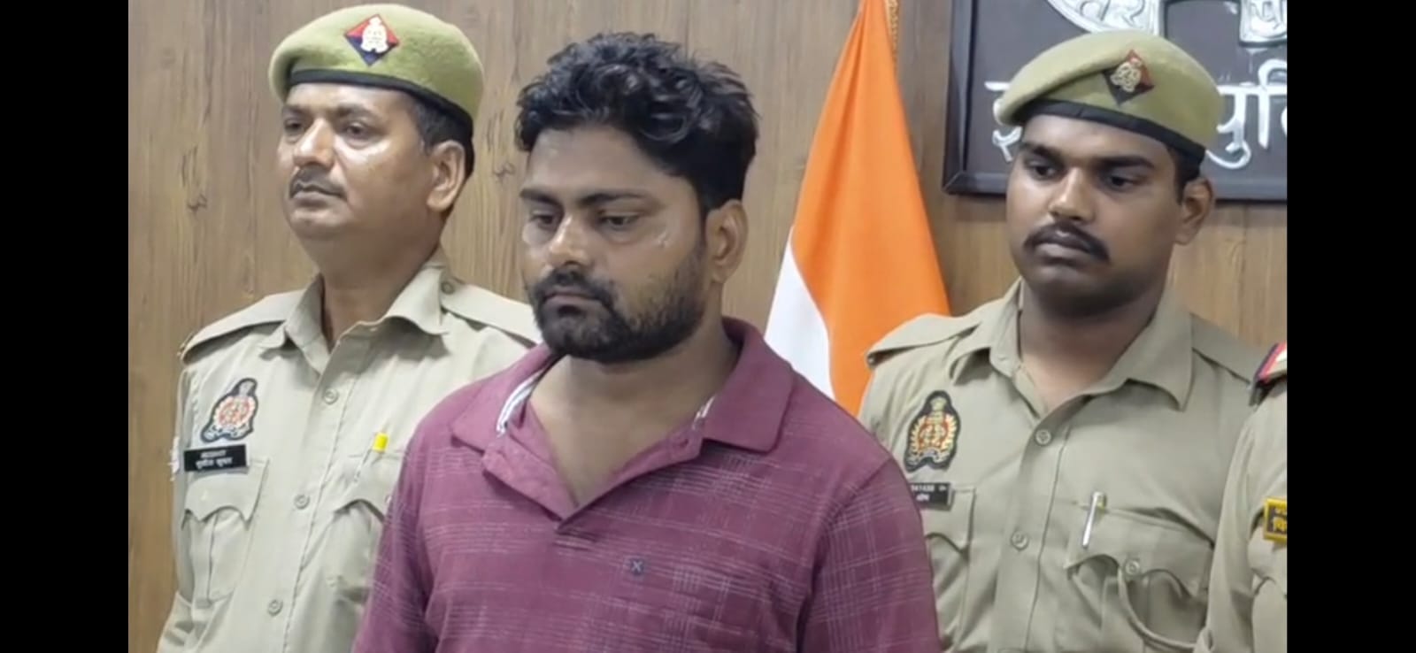 पुलिस मुठभेड़ के बाद गिरफ्तार आरोपी सत्येंद्र यादव