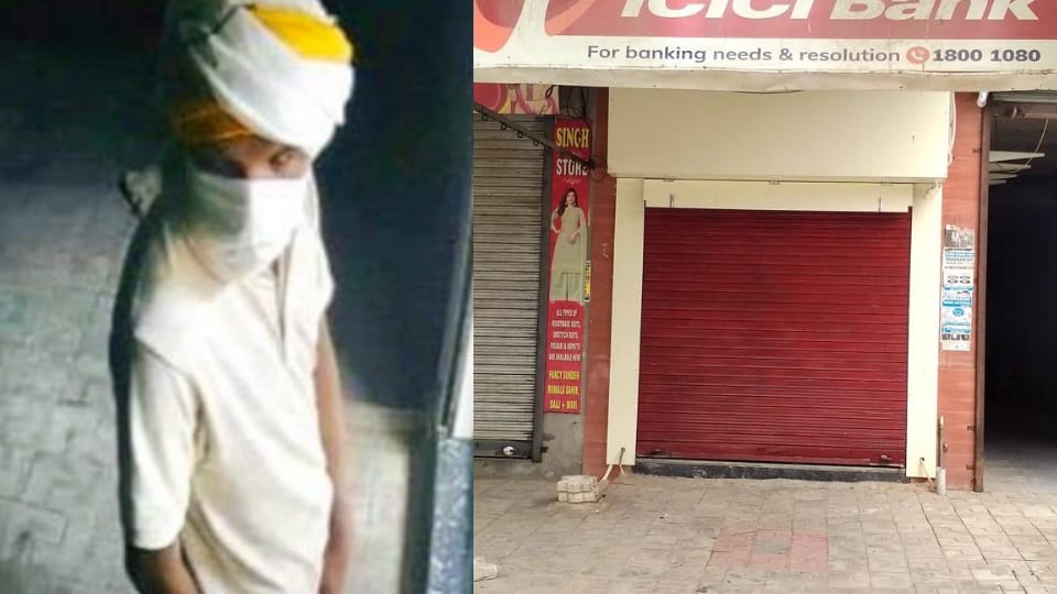 एटीएम लूट के प्रयास का  आरोपी