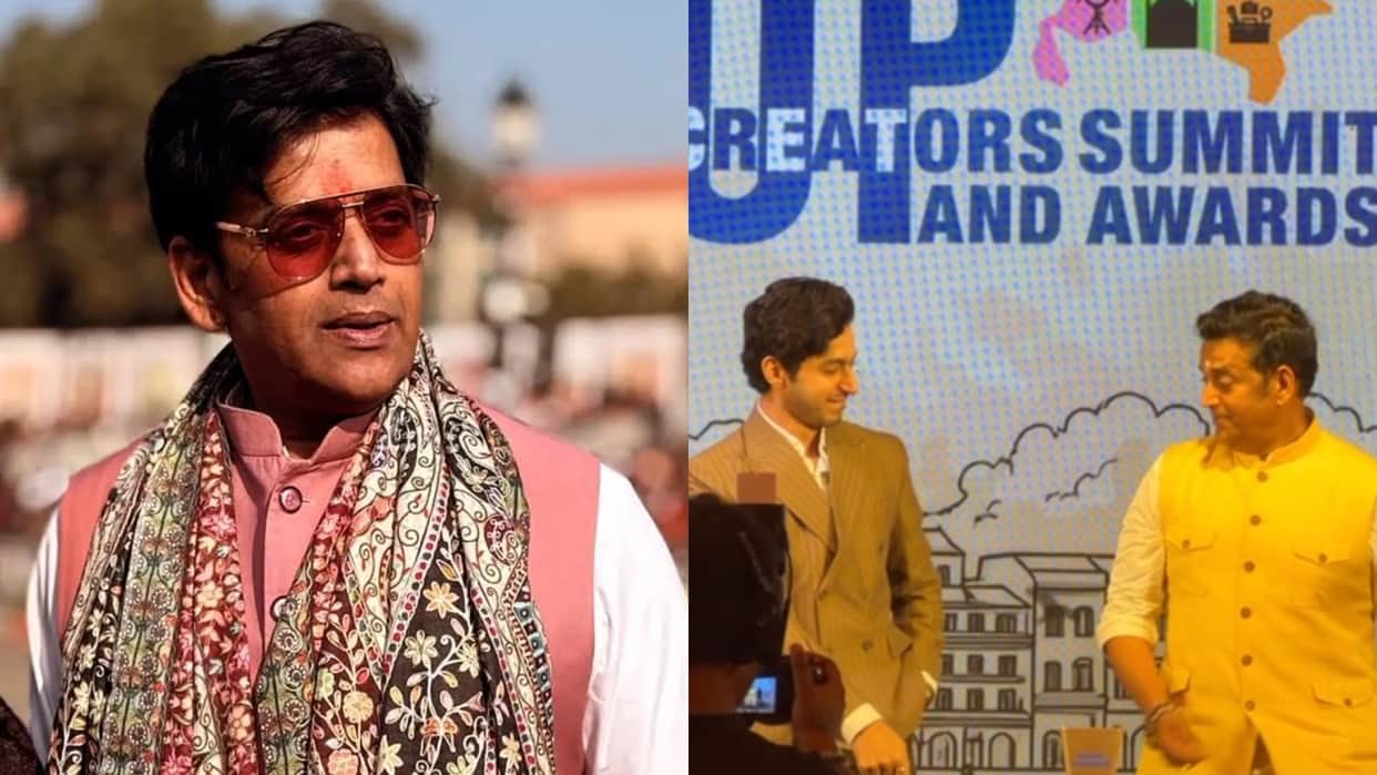 Ravi Kishan Recreate Viral Dance Hook Step Alongside With Vishal Jethwa and Mihir Ahuja