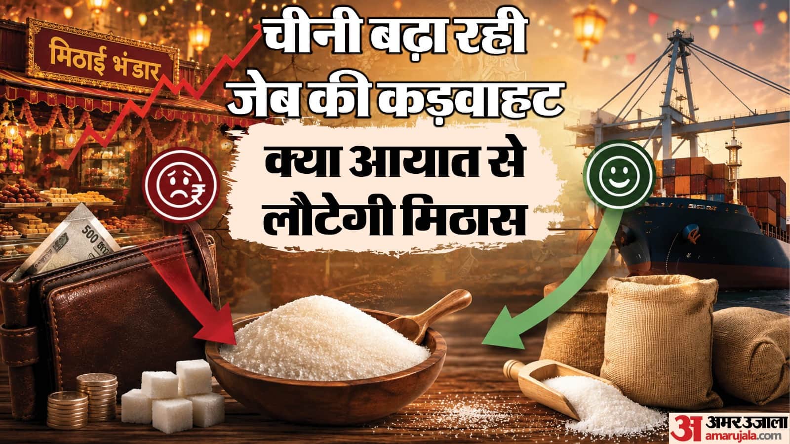 चीनी की कीमतों में उछाल