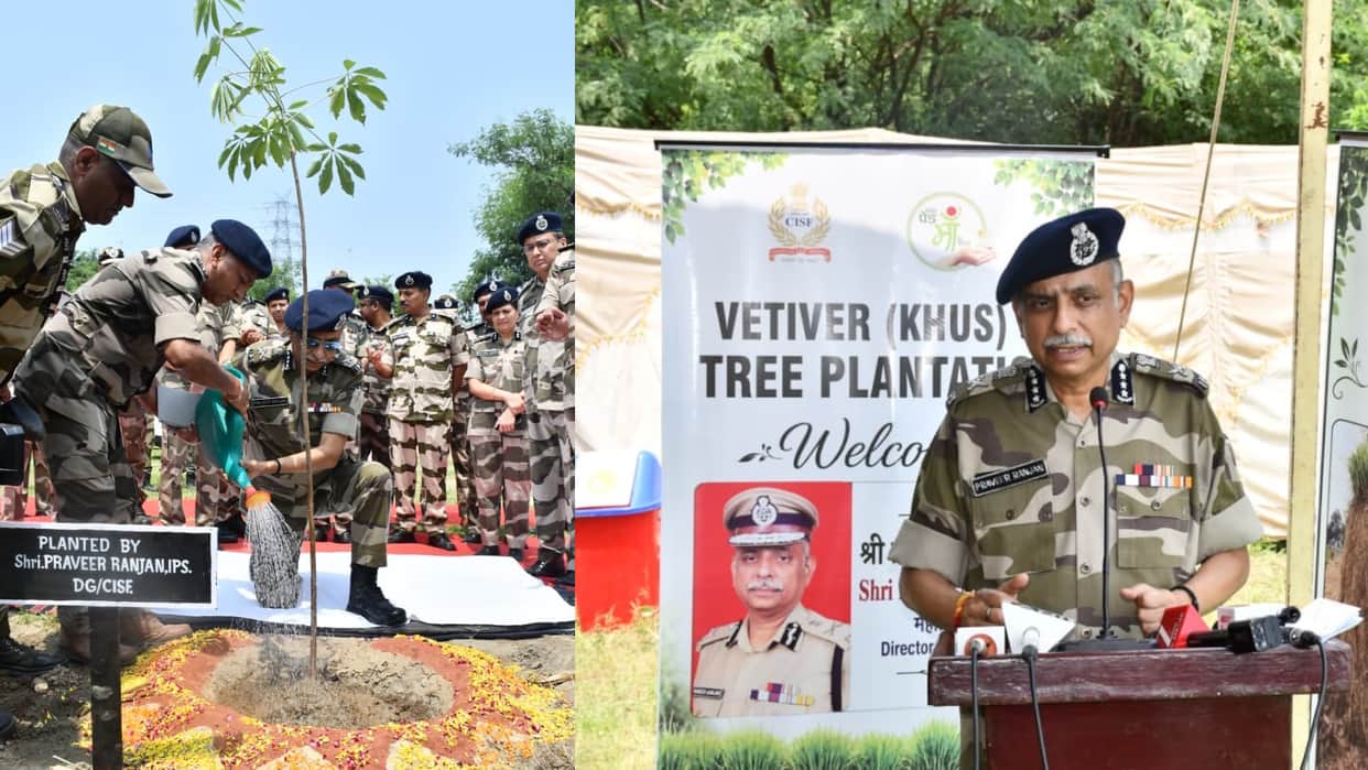 CISF’s New Green Mission: Building a Natural Barrier Alongside Security Operations