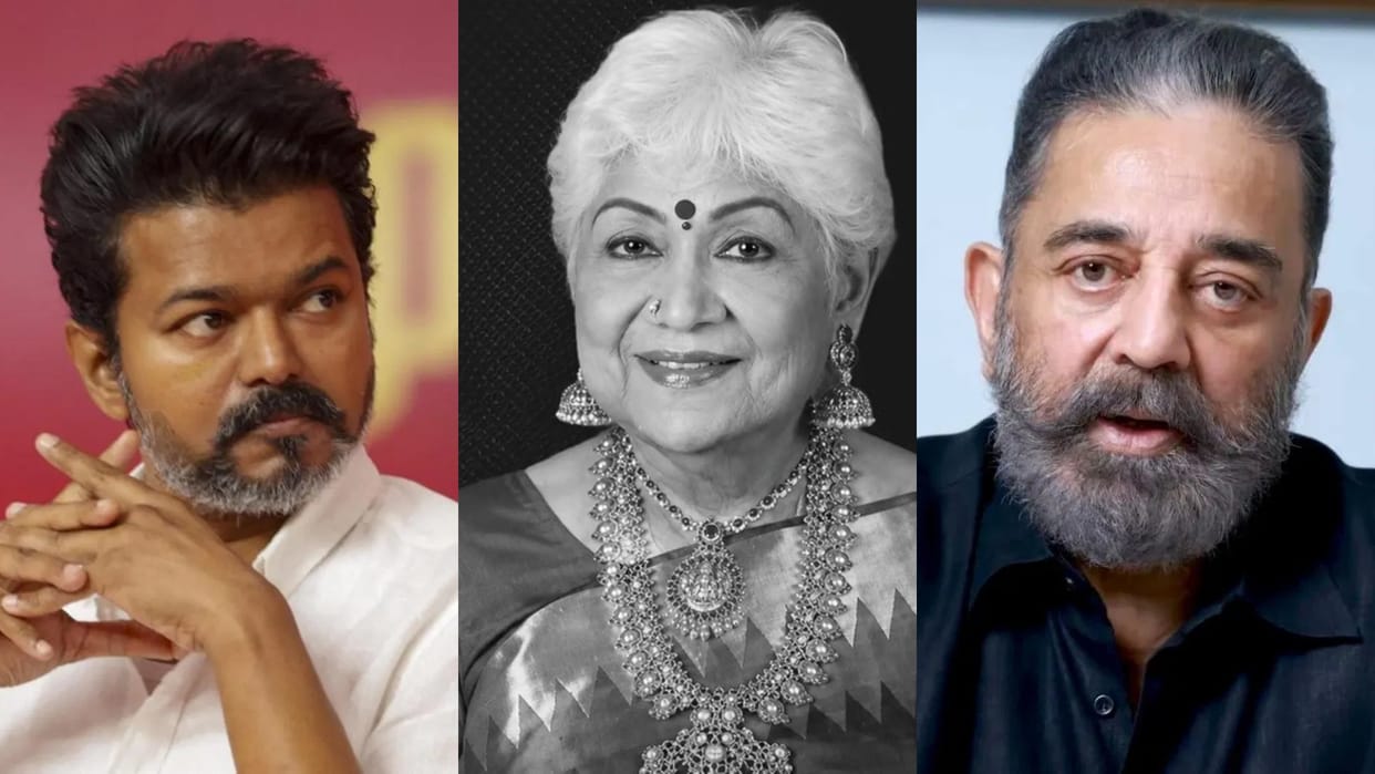 Tamil Nadu CM Vijay To Kamal Haasan And Chiranjeevi Condolences Over Demise of Actress Sowcar Janaki