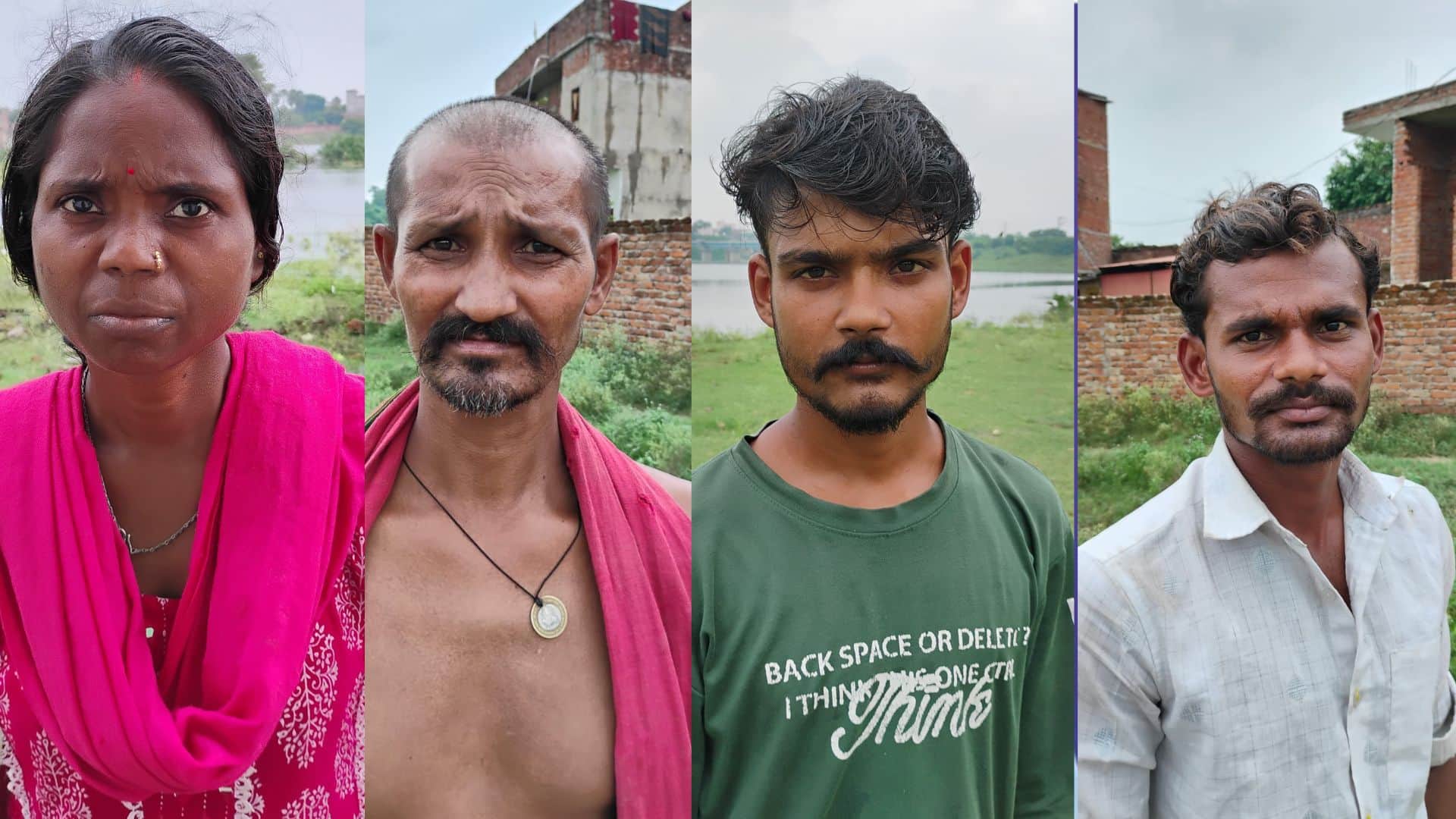 Flood in Varanasi Water entered 20 houses in Salarpur an area along banks of Varuna river