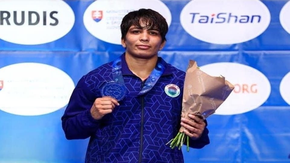 Savita Dalal from Pilana village in Rohtak won a silver medal at the Under-20 World Wrestling Championships.