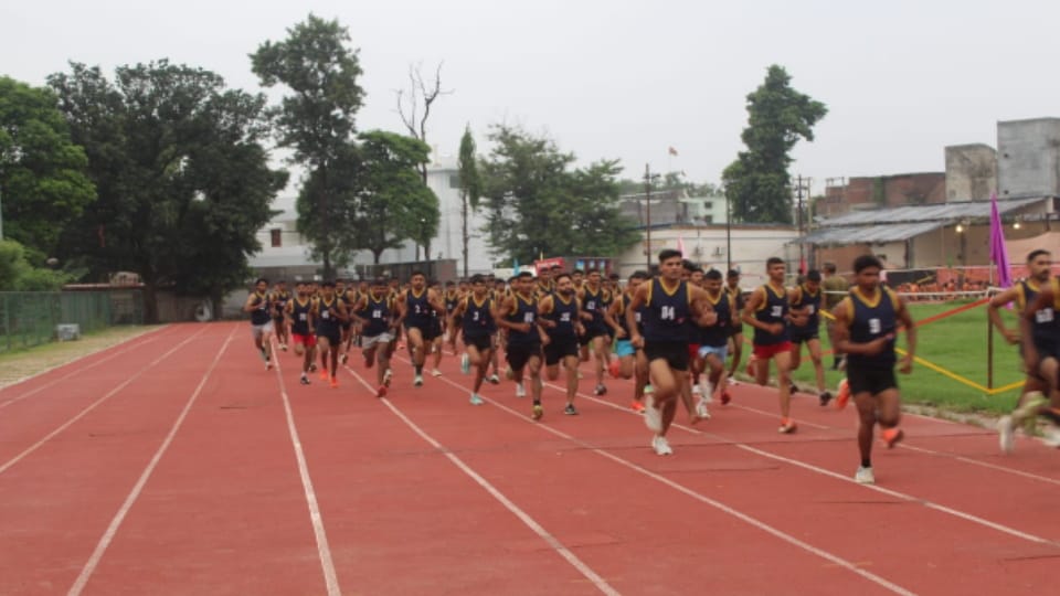 Agniveer Recruitment Rally: 810 Candidates Qualify in Running Test in Saharanpur