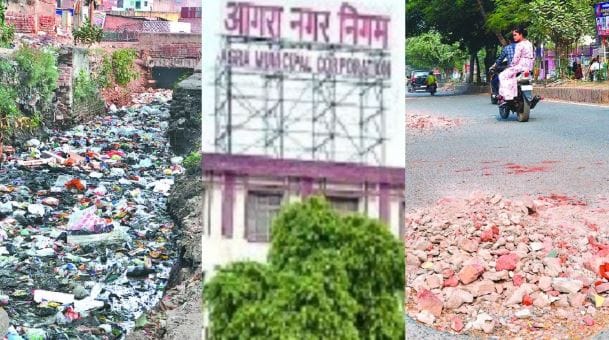 Potholes and Waterlogging Expose Agra’s Smart City Claims