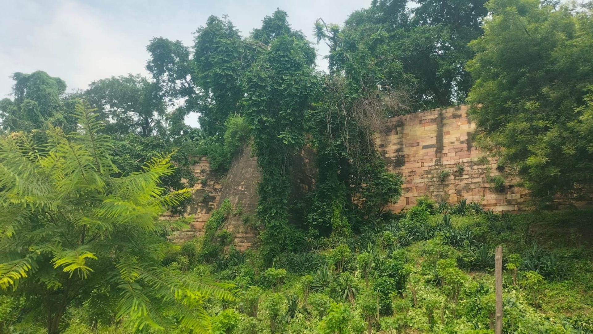 Cracks in domes of Baradari in Jaunpur and cracks on walls of tomb