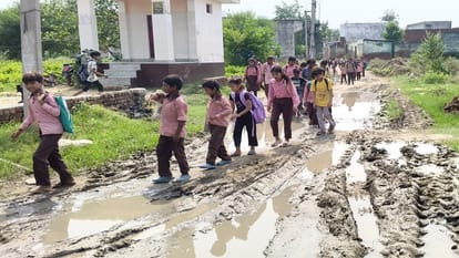 Bad road to school
