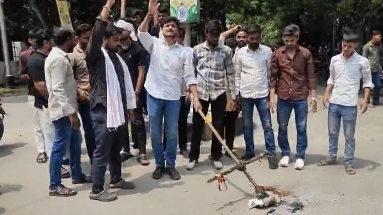 Mahatma Gandhi Kashi Vidyapith Students protest over examination irregularities