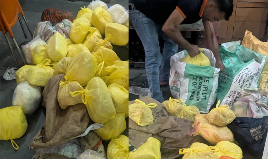 खाद्य सुरक्षा विभाग ने बदबूदार खोया नष्ट कराया