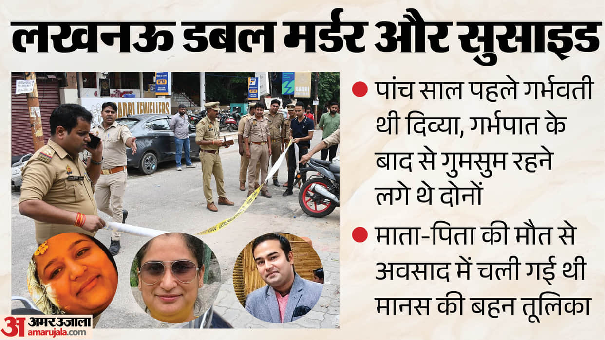 Lucknow double murder suicide rift developed in relationship between Manas and Divya after miscarriage