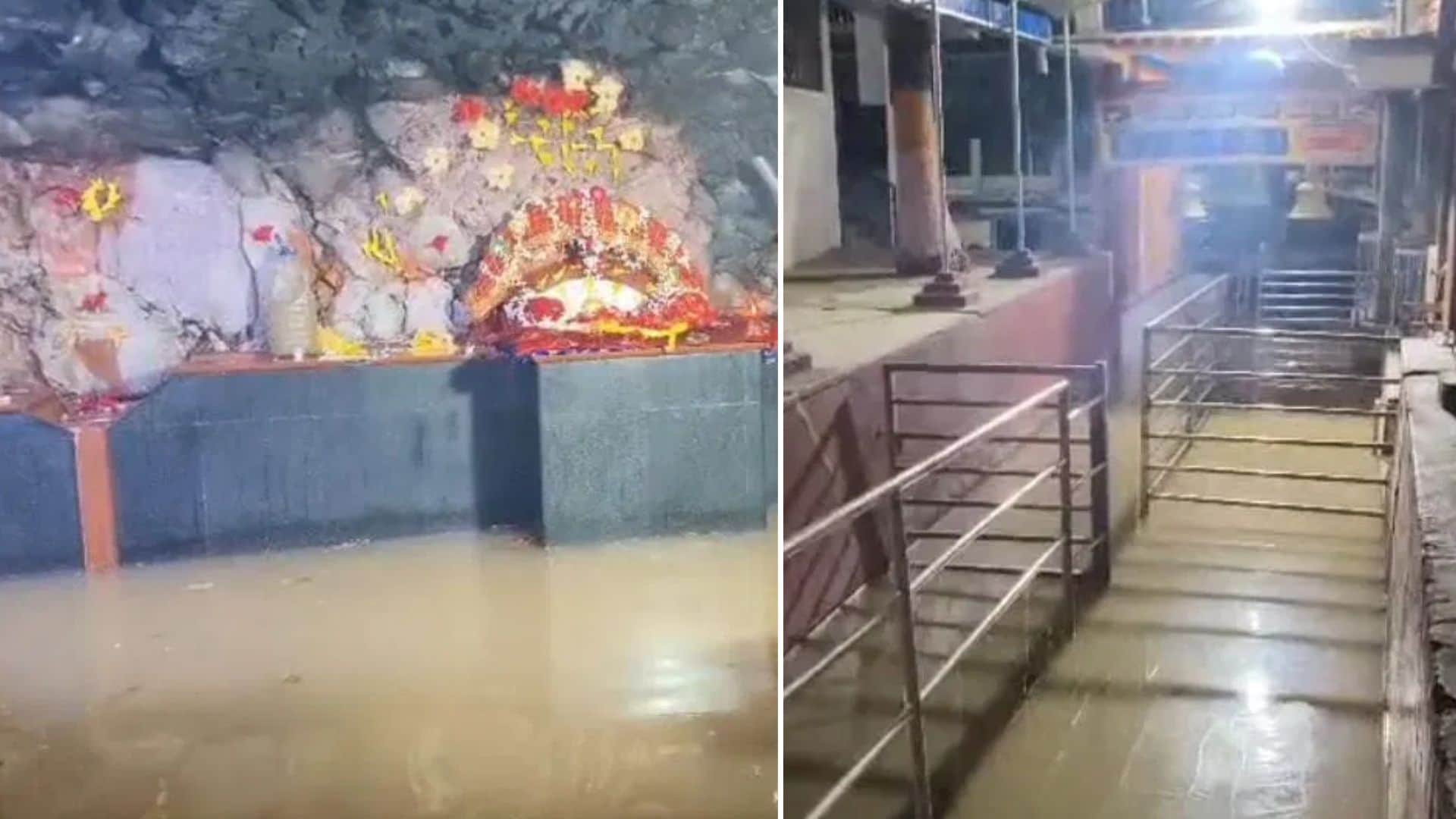 मां चण्डिका स्थान में घुसा गंगा का पानी