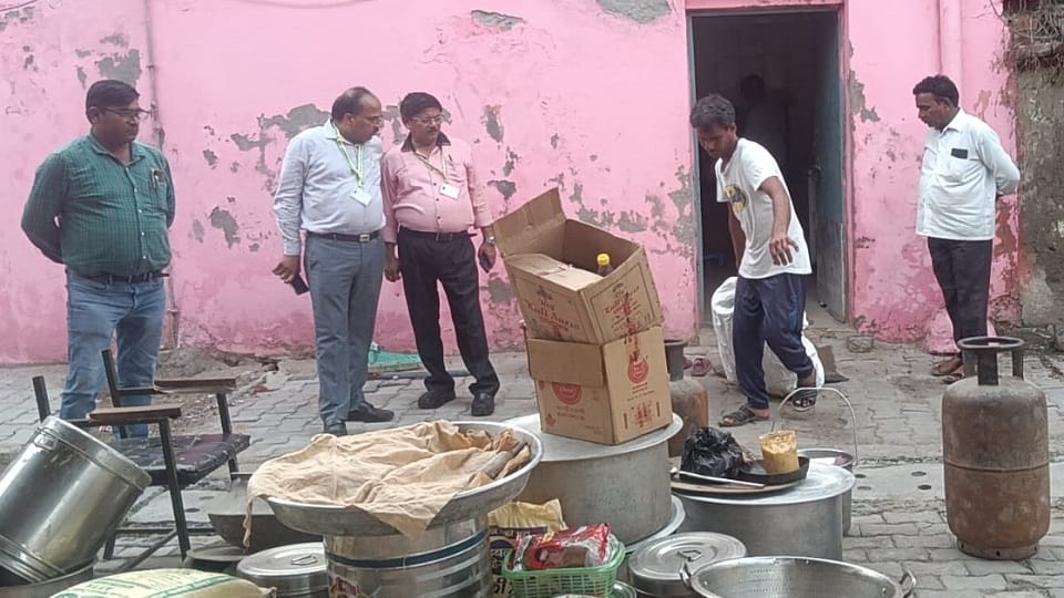 Aligarh District Hospital kitchen sealed