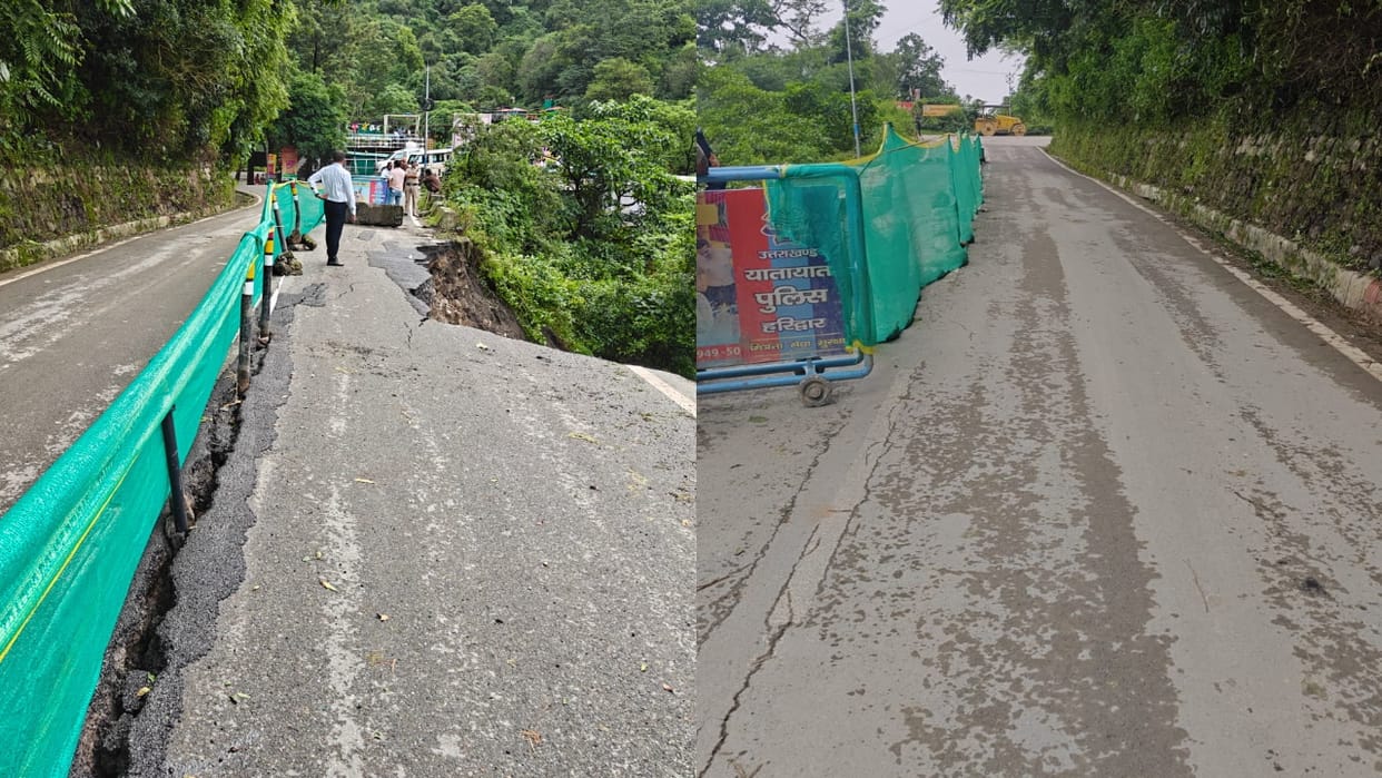 Mussoorie heavy vehicles Movement banned at Paniwala Bend restriction to remain in force until further orders