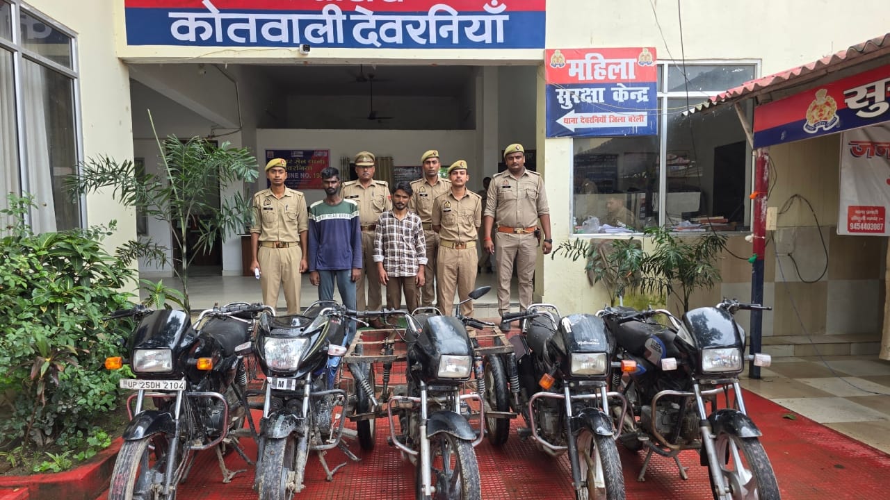 पुलिस की गिरफ्त में आरोपी