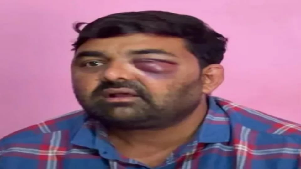 inspector someone dance to song movie Khalnayak and later concocted story about falling off scooter meerut ssp