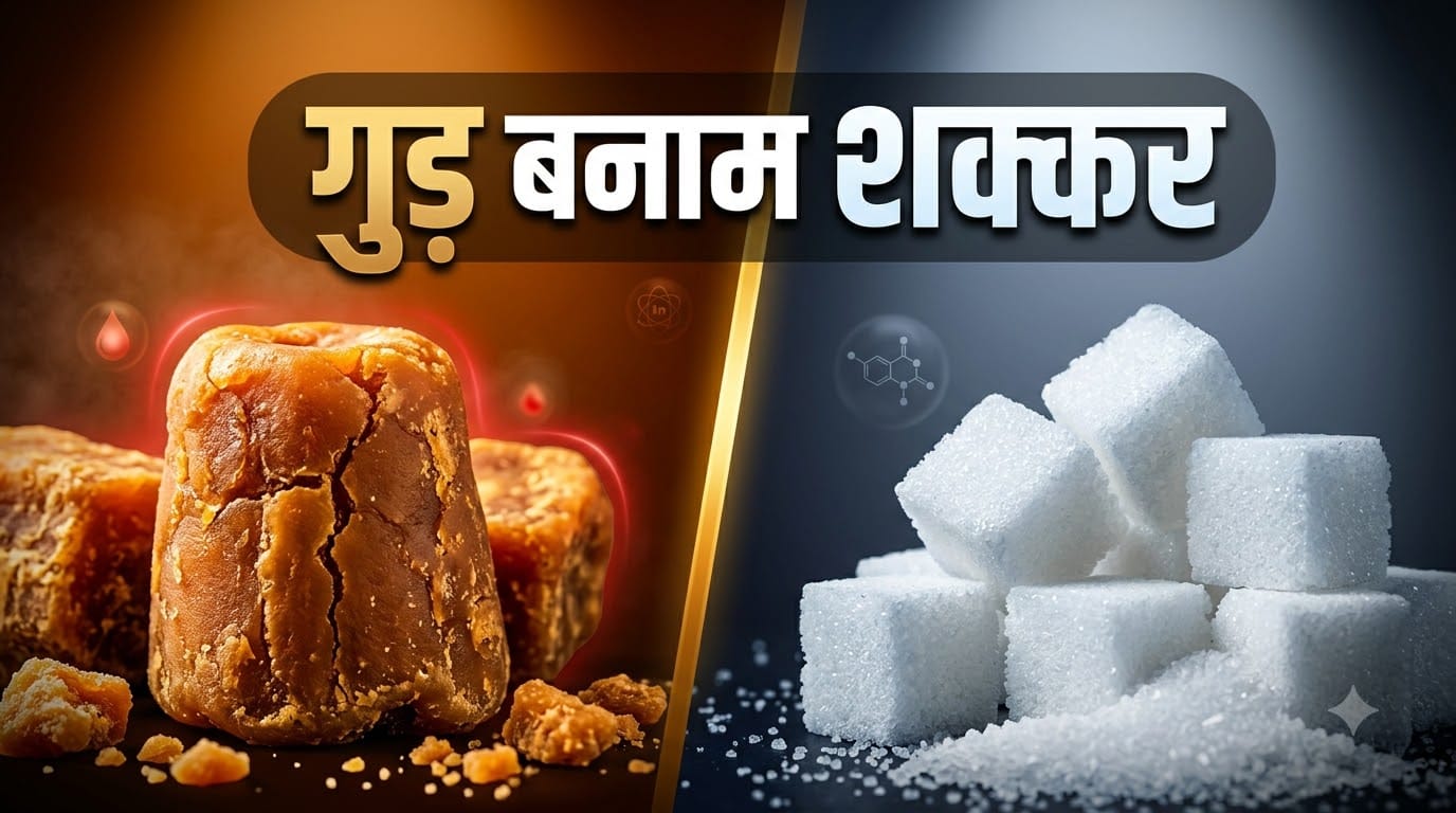 Sugar vs Jaggery: Which Is Better for Your Health Gud Ke Fayde in Hindi