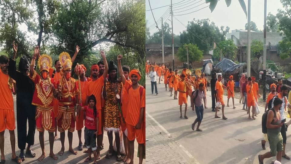 131 meter tall building shaped like Hanuman tail becomes center of attraction at soronji in Kasganj