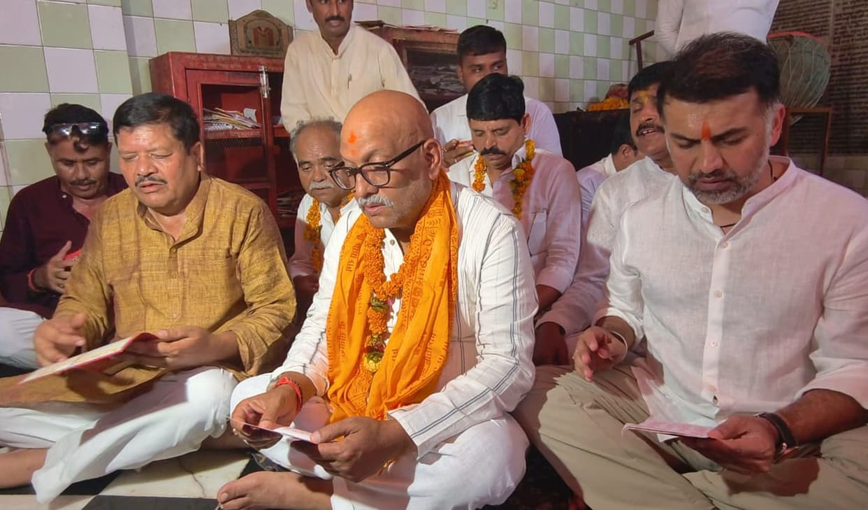 UP Congress Chief Ajay Rai saus, Now, let Hanuman Ji wield his mace and deal with the 'donation thieves