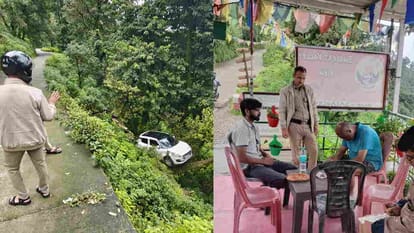 भद्रराज मंदिर के पास हादसा